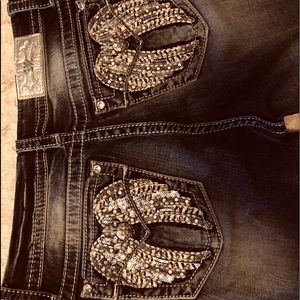 Miss Me Mid-rise easy skinny Size 30